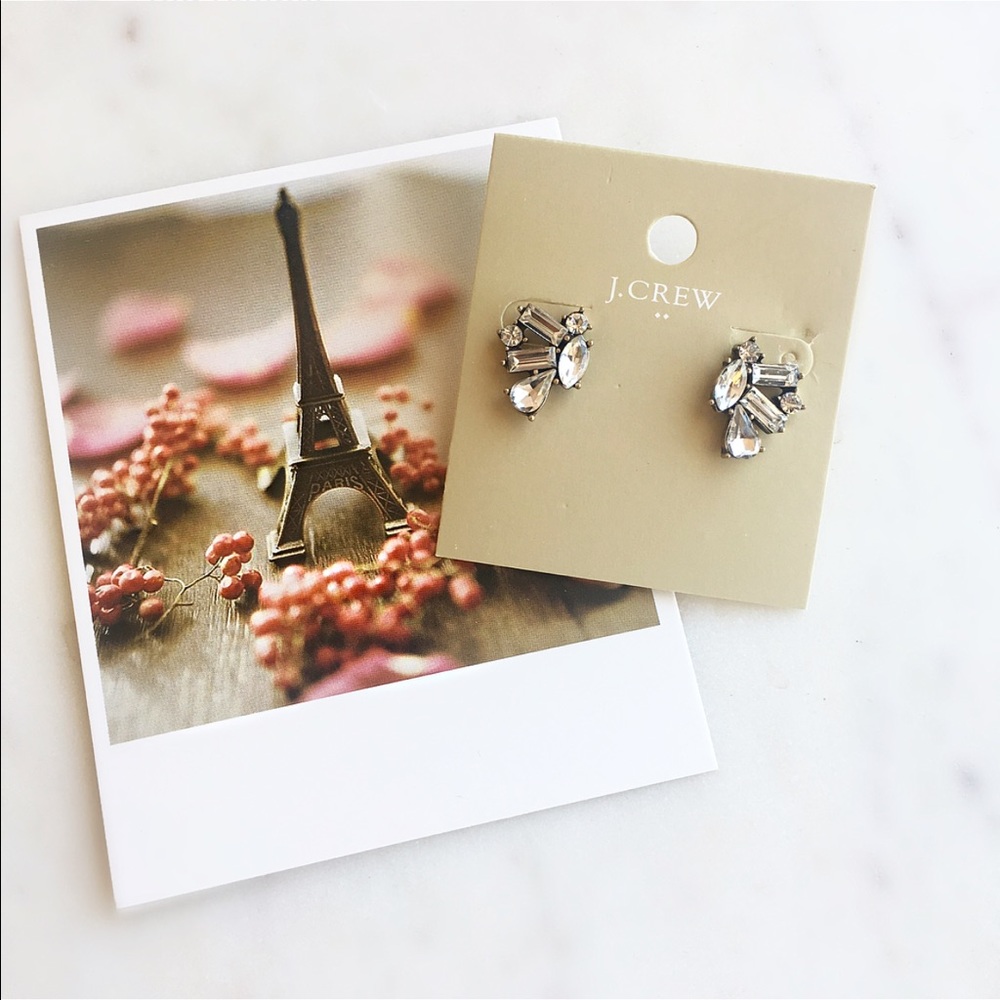J. Crew crystal studs